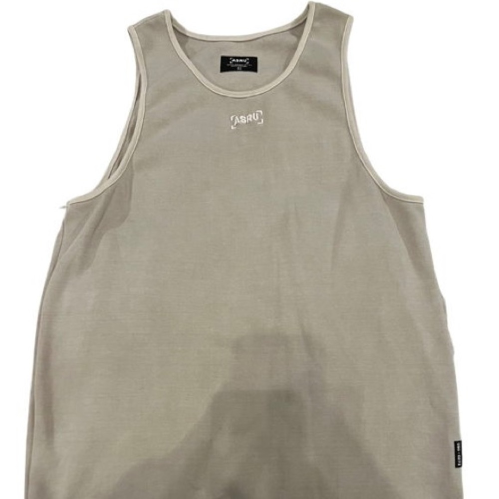 0272. SilverPlus® Garment-Dyed Tank - Faded Off-White